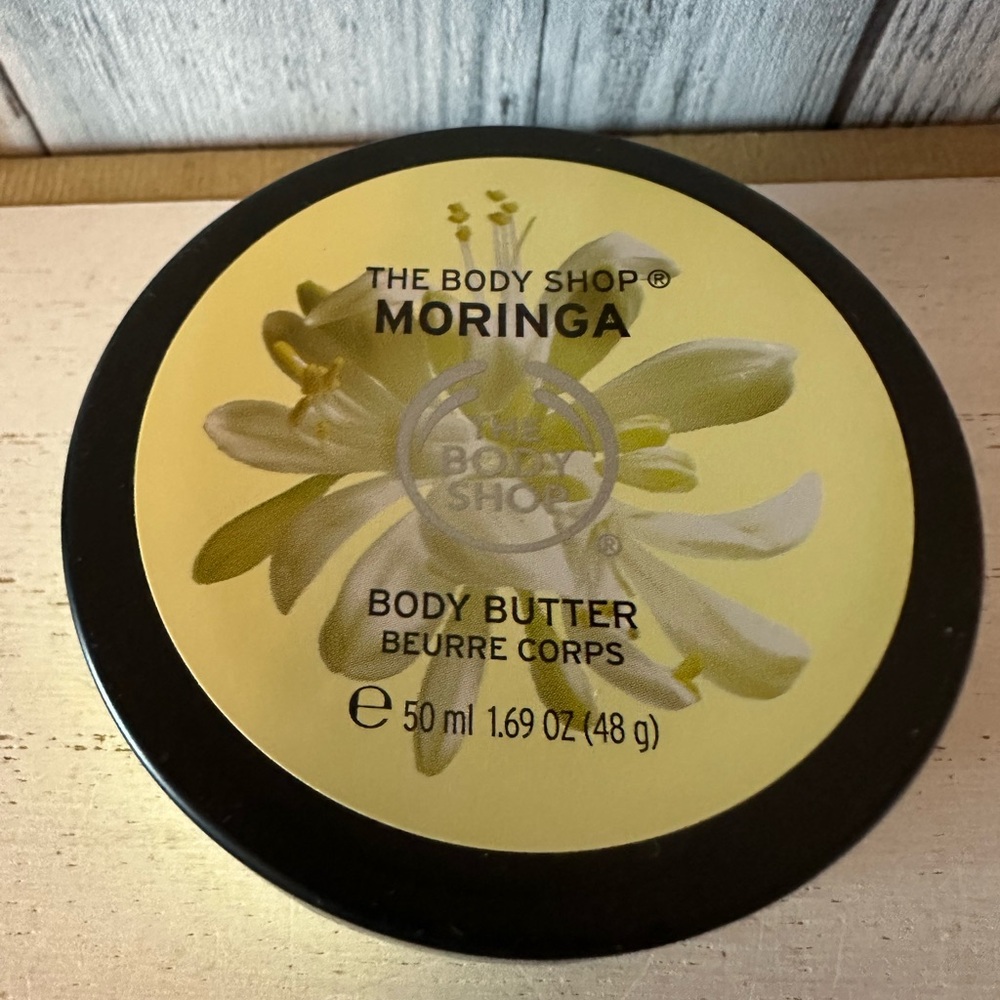 The Body Shop MORINGA Body Butter Lotion 50ml 1.69oz Travel Size Unused